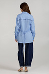 Women's embroidered shirt Dawn blue